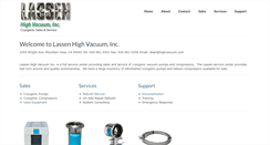 Desktop Screenshot of highvacuum.com